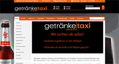 Desktop Screenshot of getraenke-taxi-do.de