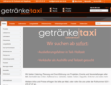 Tablet Screenshot of getraenke-taxi-do.de